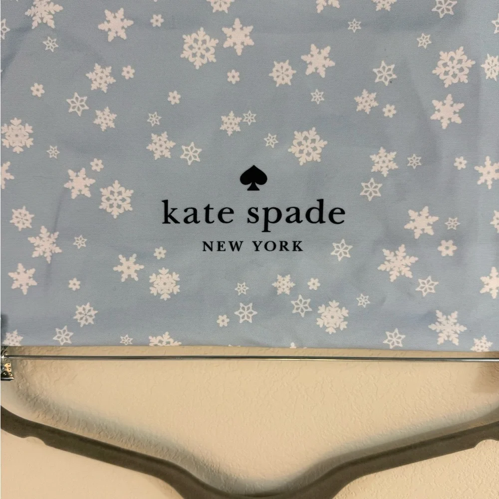 Kate Spade Snowflake Blue Tote Bag